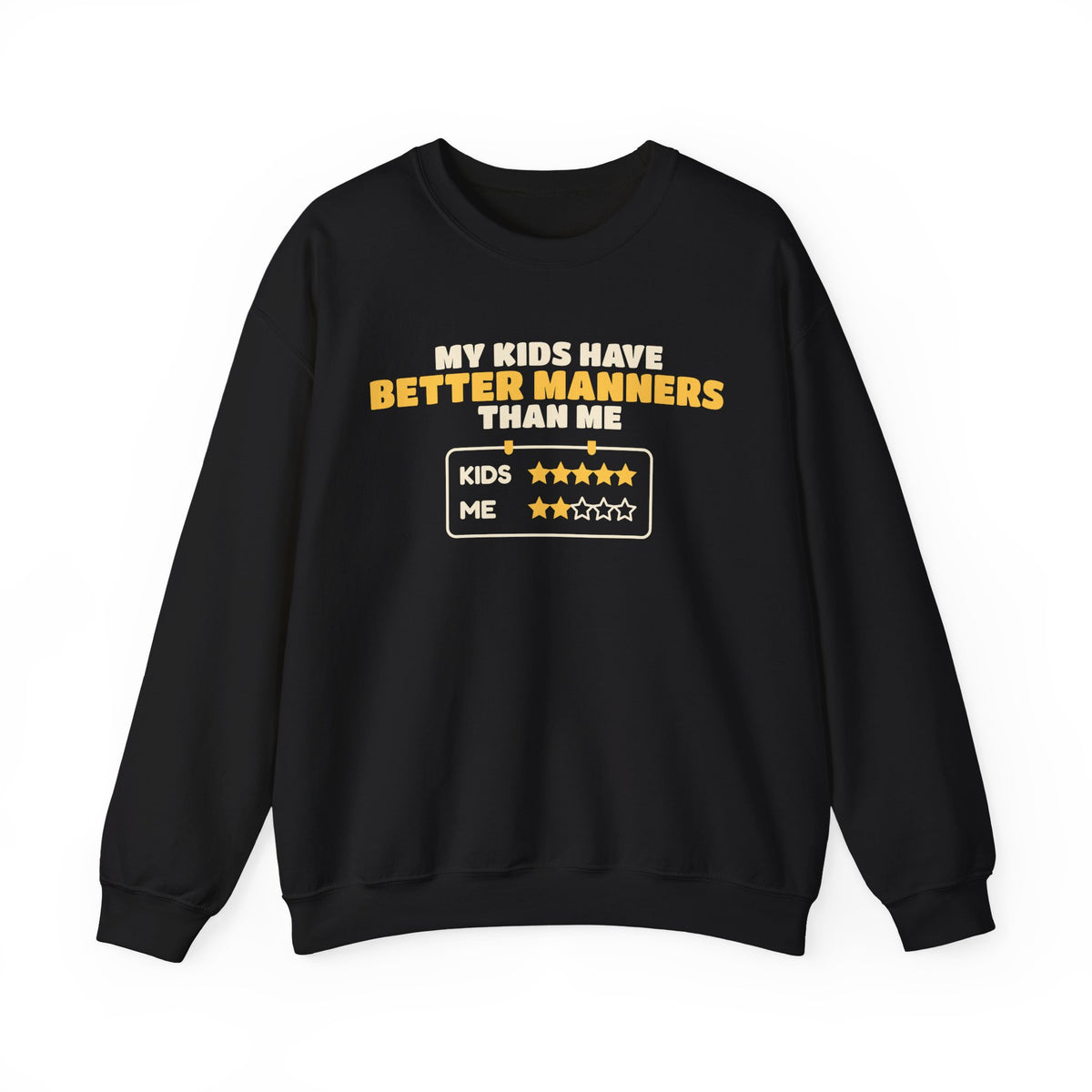 Better Manners Than Me Islamic Crewneck Sweatshirt in Black – AdabStars