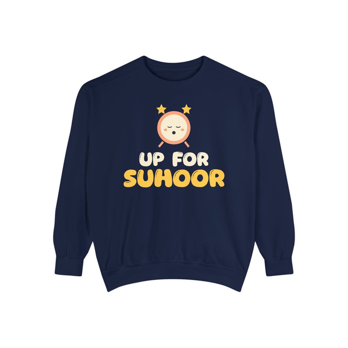 Up For Suhoor Sweatshirt | Ramadan Kids Alarm Clock Early Riser Dawn | AdabStars Islamic Kids Apparel
