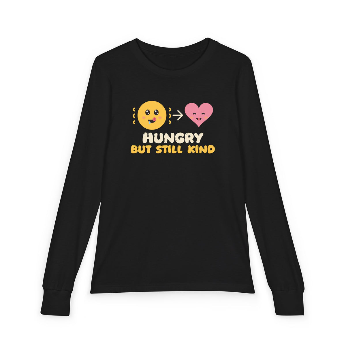 Hungry But Still Kind Ramadan Kids Long Sleeve Shirt | Ramadan Youth Fasting Manners Adab | AdabStars Islamic Apparel