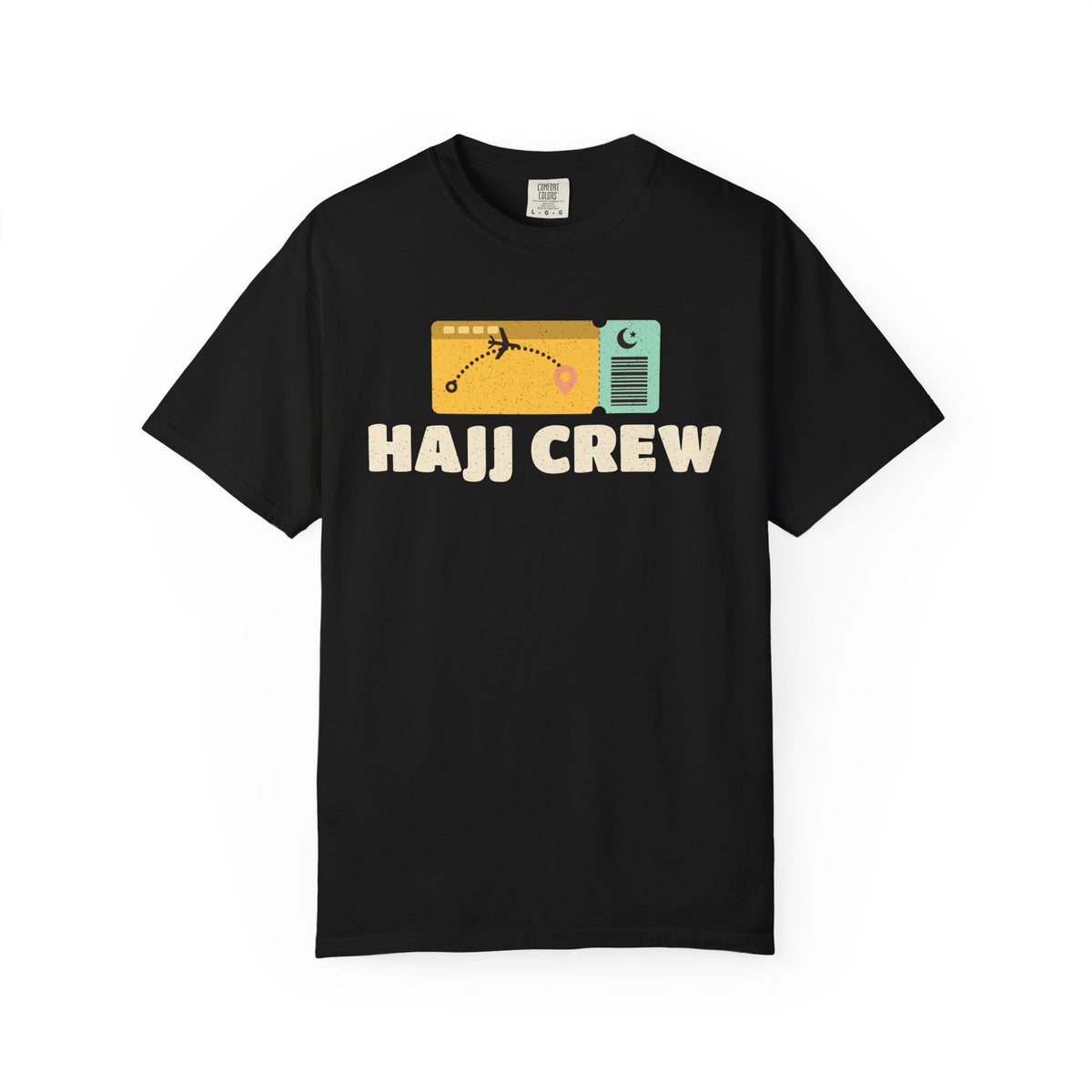 Hajj Crew Heavyweight T-Shirt in Black – AdabStars