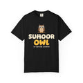 Suhoor Owl Ramadan Heavyweight Tee | Ramadan Kids Night Bird Early Riser Pre Dawn | AdabStars Islamic Kids Apparel
