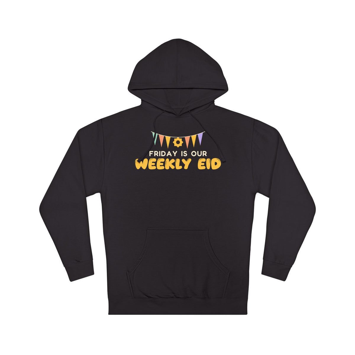 Friday Is Our Weekly Eid Hoodie in Black – AdabStars