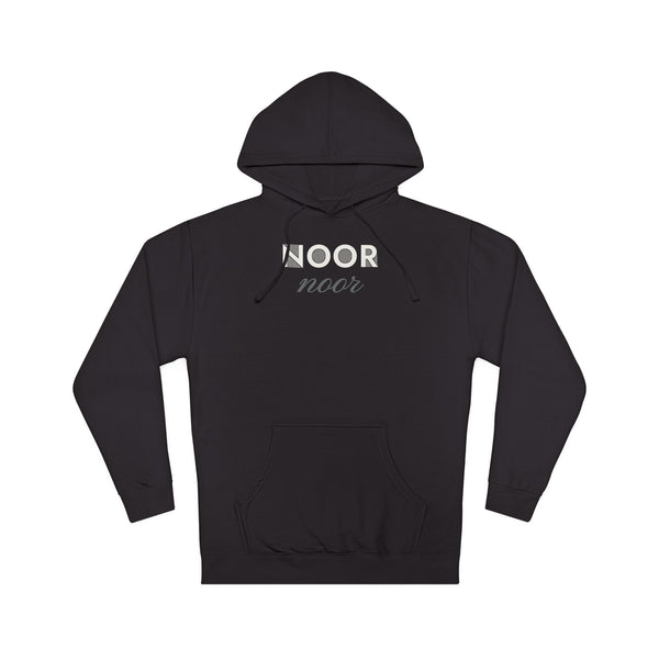 Noor Islamic Hoodie | Arabic Word Light Typography Script Lettering Eid | AdabStars Islamic Apparel