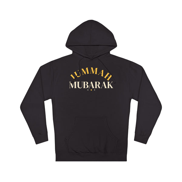Jummah Mubarak Arch Islamic Hoodie in Black – AdabStars