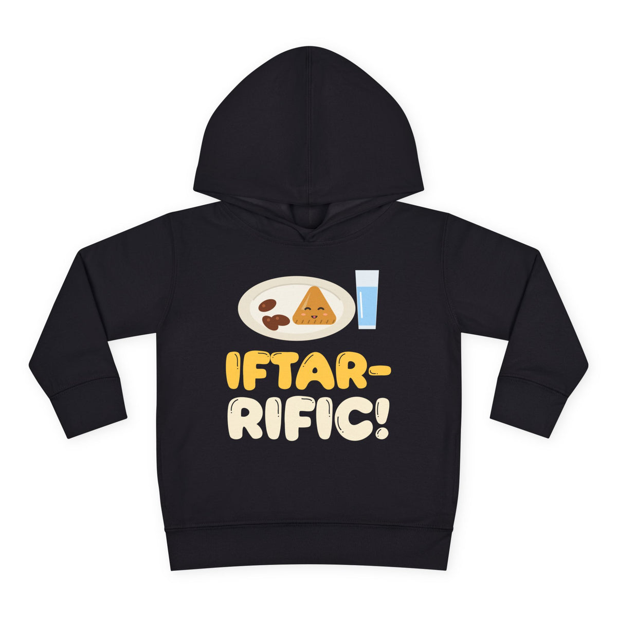 Iftar-Rific! Toddler Hoodie in Black – AdabStars