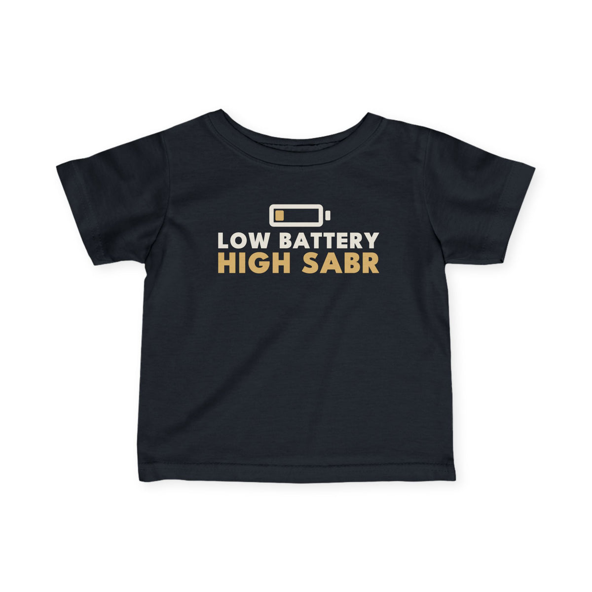 Low Battery, High Sabr Islamic Baby T-Shirt in Black – AdabStars