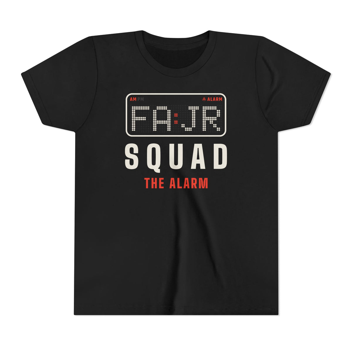 Fajr Squad: The Alarm Islamic Kids T-Shirt in Black – AdabStars