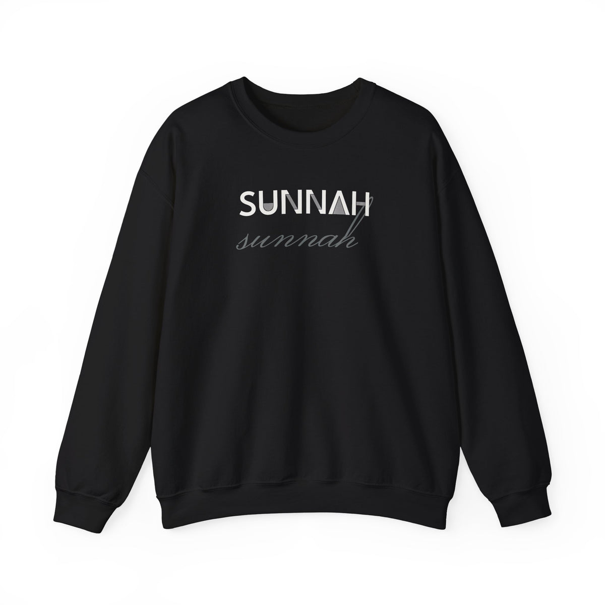 Sunnah Islamic Crewneck Sweatshirt in Black – AdabStars