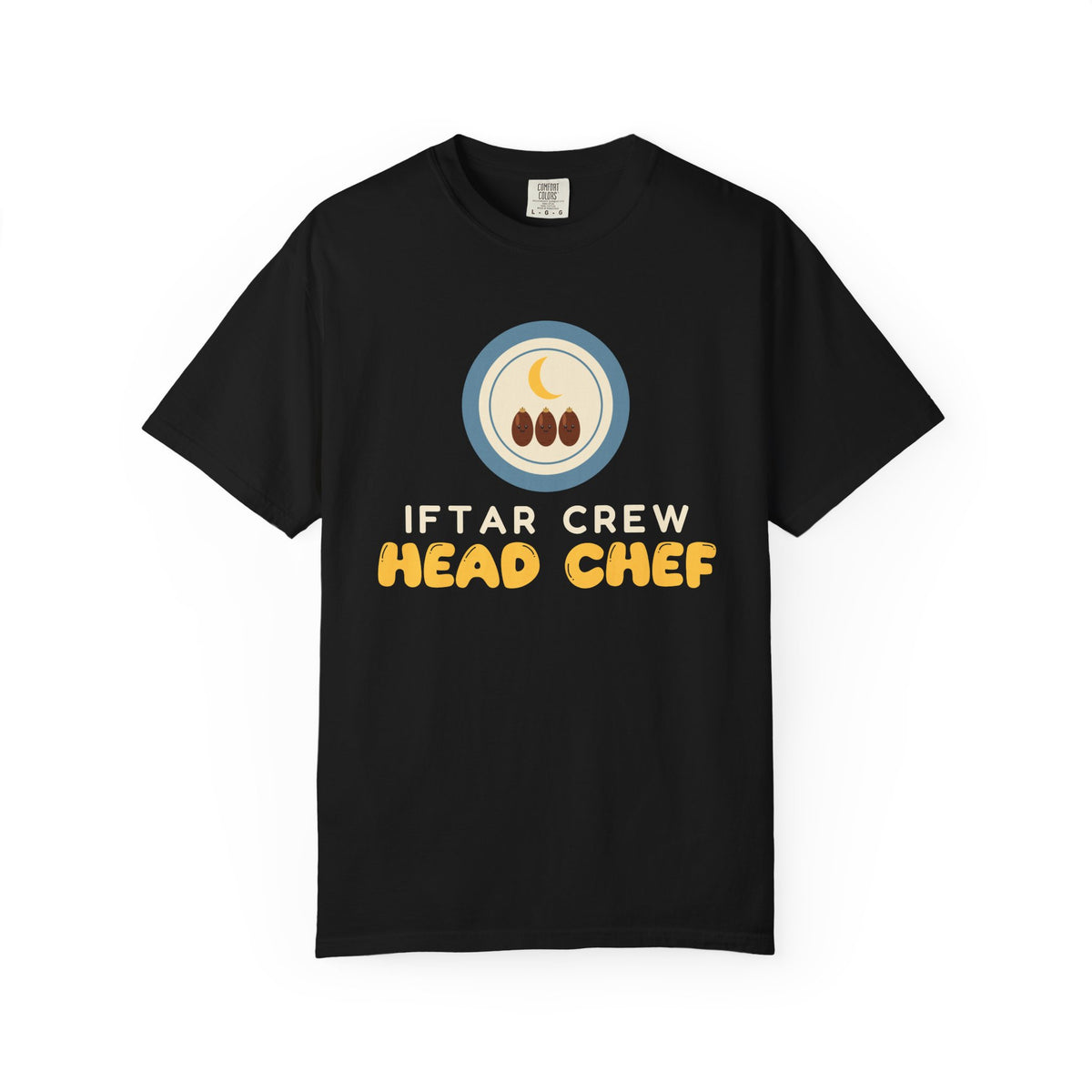 Iftar Crew: Head Chef Heavyweight Tee | Crew Head Chef Ramadan Family Cooking Mom Dad | AdabStars Islamic Apparel