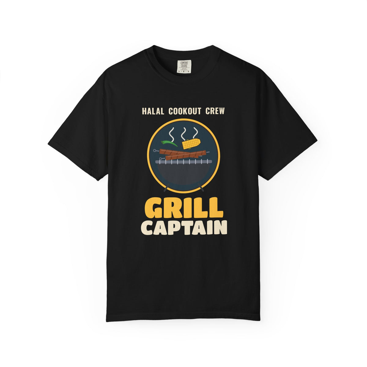 Grill Captain Halal Cookout Heavyweight T-Shirt in Black – AdabStars