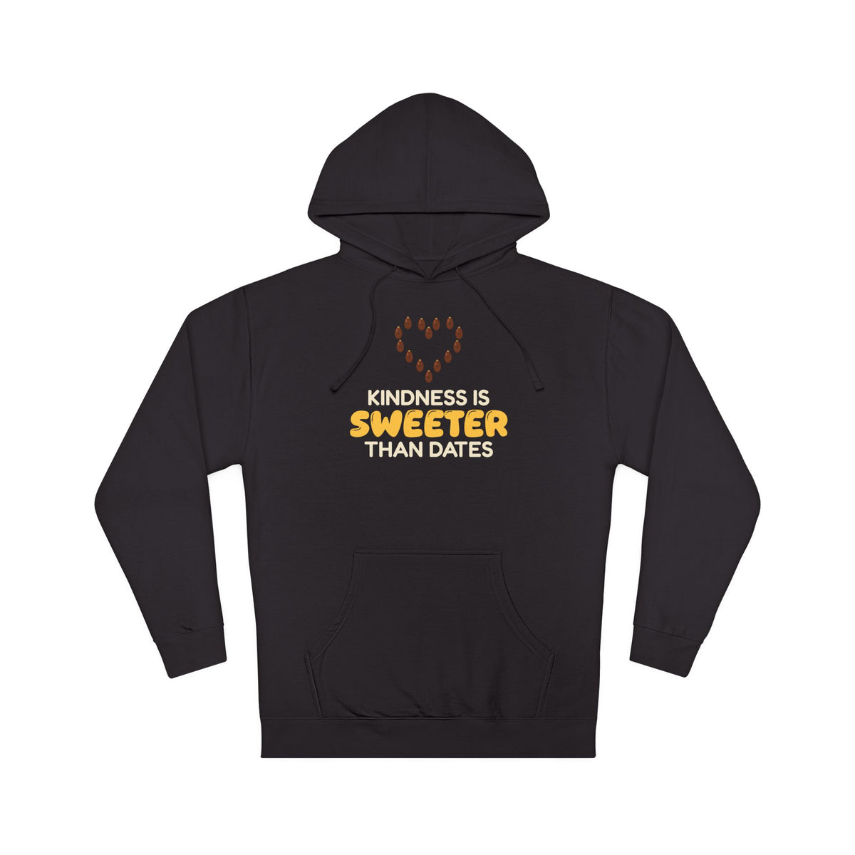 Kindness Is Sweeter Than Dates Ramadan Hoodie | Ramadan Kids Kindness Is Sweeter Than Dates Heart Adab | AdabStars Islamic Kids Apparel