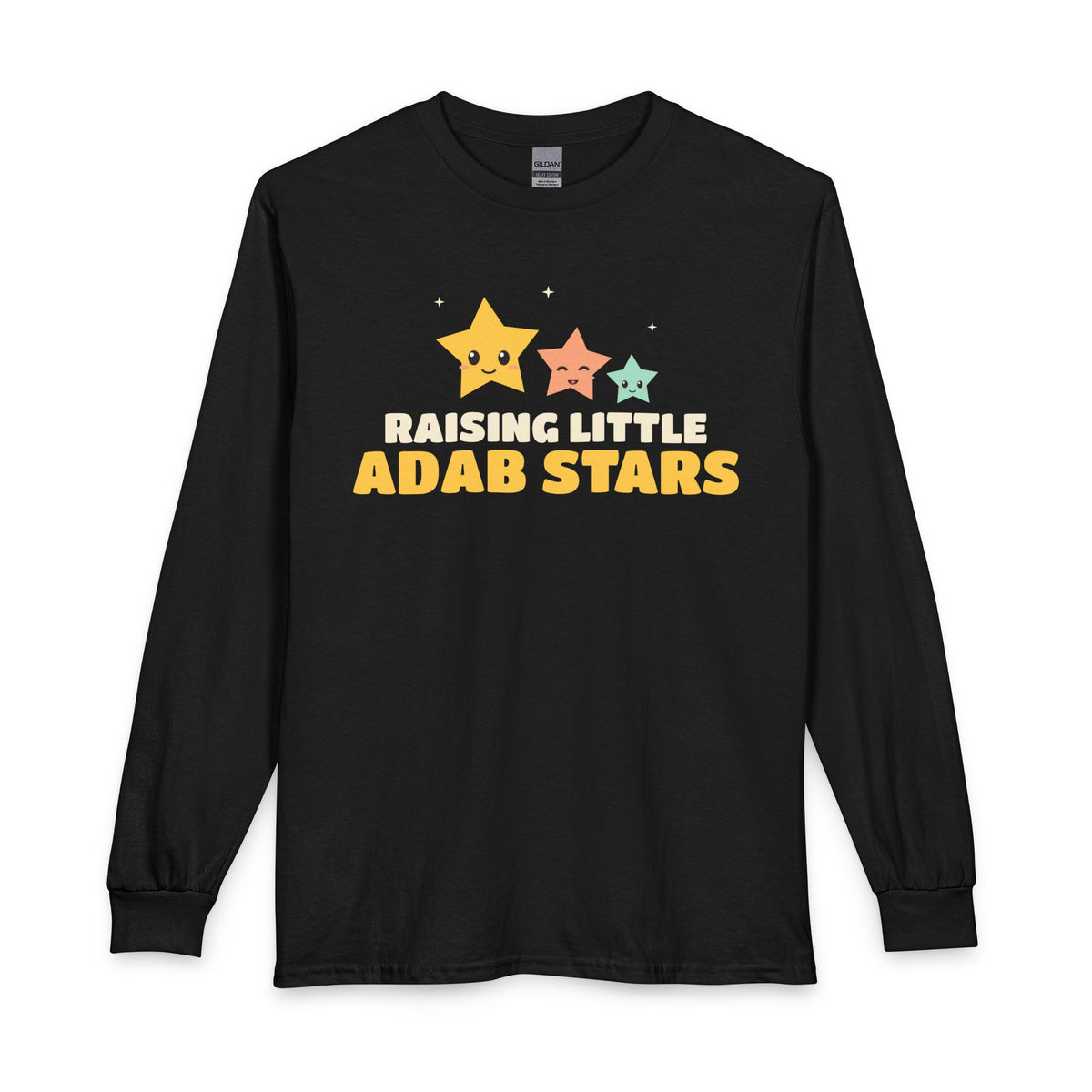 Raising Little Adab Stars Islamic Long Sleeve Shirt in Black – AdabStars