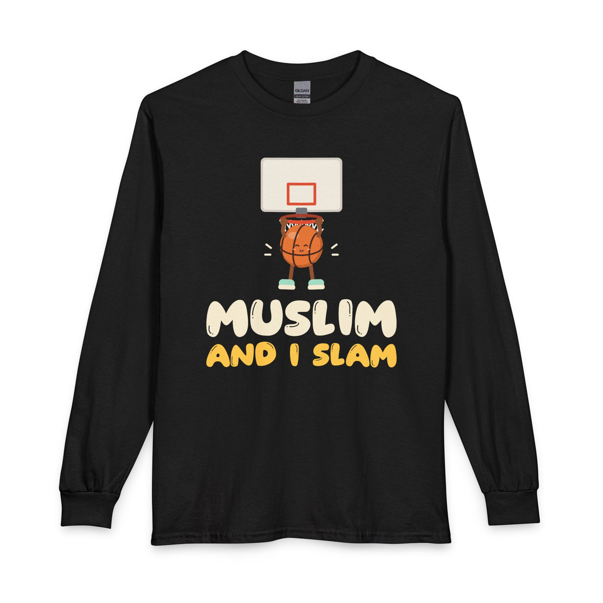 Muslim And I Slam Muslim Long Sleeve Shirt in Black – AdabStars