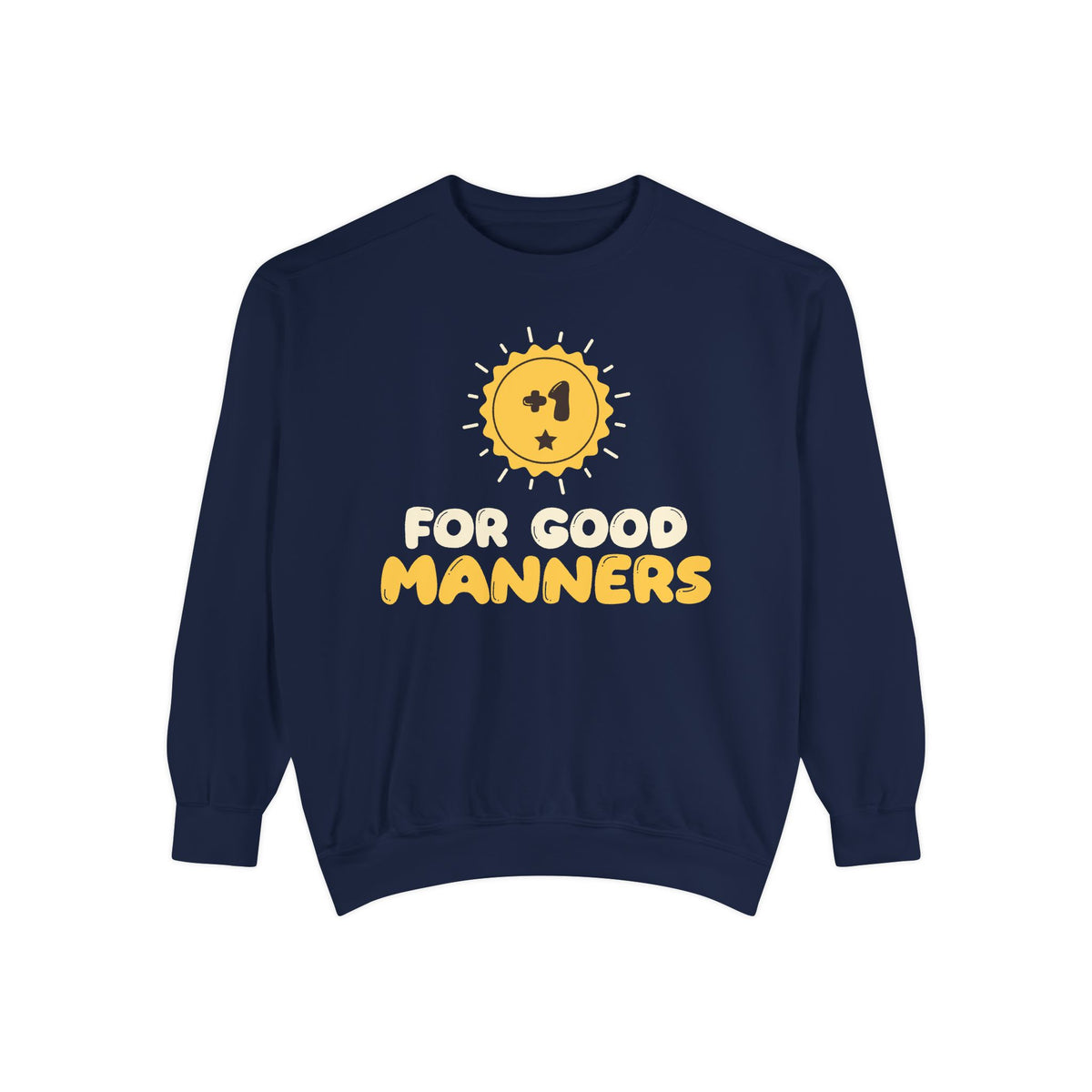 Plus One Star Ramadan Sweatshirt | Good Manners Kids Plus One Star Reward Badge Adab Muslim | AdabStars Islamic Kids Apparel