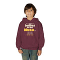 Be Like Musa (AS) Kids Hoodie | Prophet Musa (Moses) Courage Story, Qur'an 26:61-63 on the Back | AdabStars