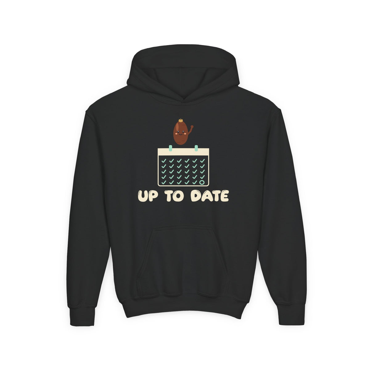 Up To Date Ramadan Kids Hoodie | Ramadan Kids Calendar Countdown Fruit Pun | AdabStars Islamic Kids Apparel