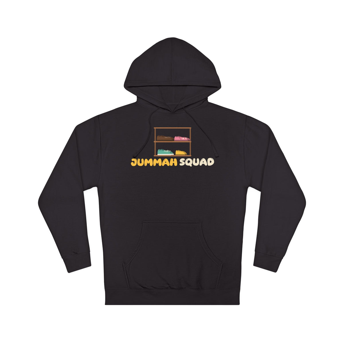 Jummah Squad Islamic Hoodie in Black – AdabStars