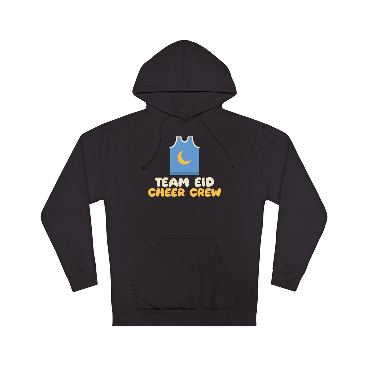 Team Eid Cheer Crew Hoodie | Basketball Parents Blue Jersey Set | AdabStars Islamic Apparel