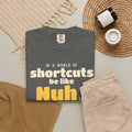 Be Like Nuh (AS) Heavyweight Tee, Front Print | Prophet Nuh (Noah) Perseverance Story | AdabStars