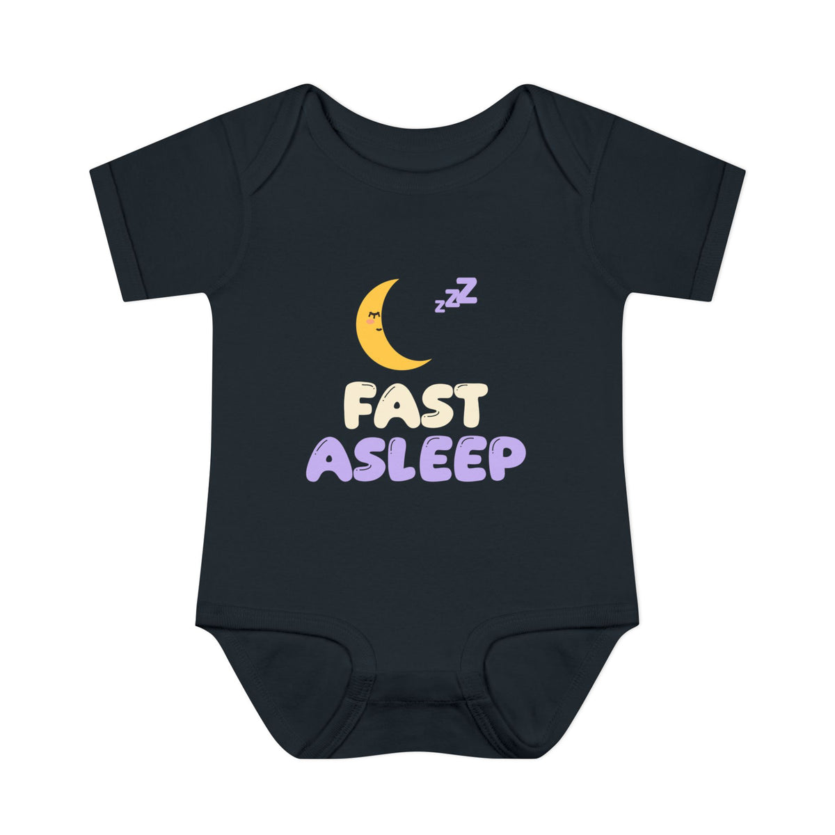 Fast Asleep Baby Bodysuit in Black – AdabStars