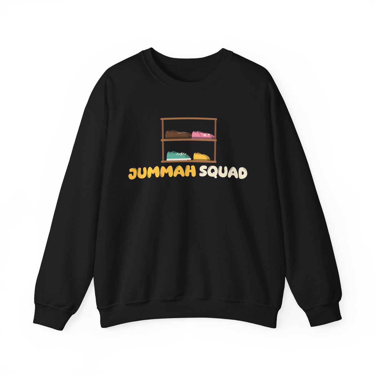 Jummah Squad Islamic Crewneck Sweatshirt in Black – AdabStars