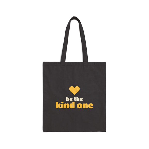 Be The Kind One Canvas Tote Bag in Black, double-sided print – AdabStars