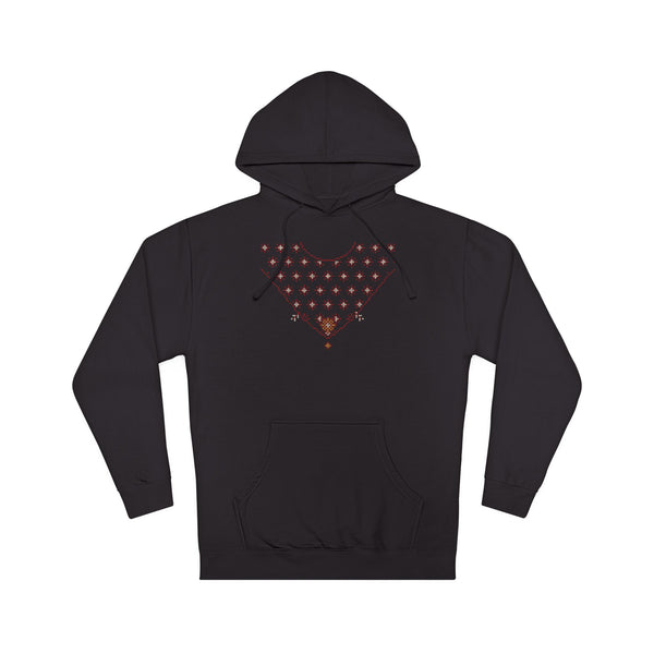 Tatreez Yoke Panel Islamic Hoodie in Black – AdabStars