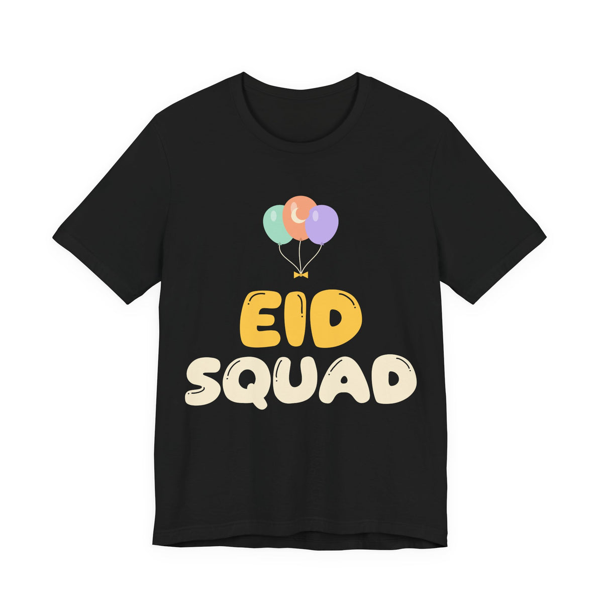 Eid Squad Shirt | Kids Muslim Family Matching Balloons Crescent | AdabStars Islamic Apparel