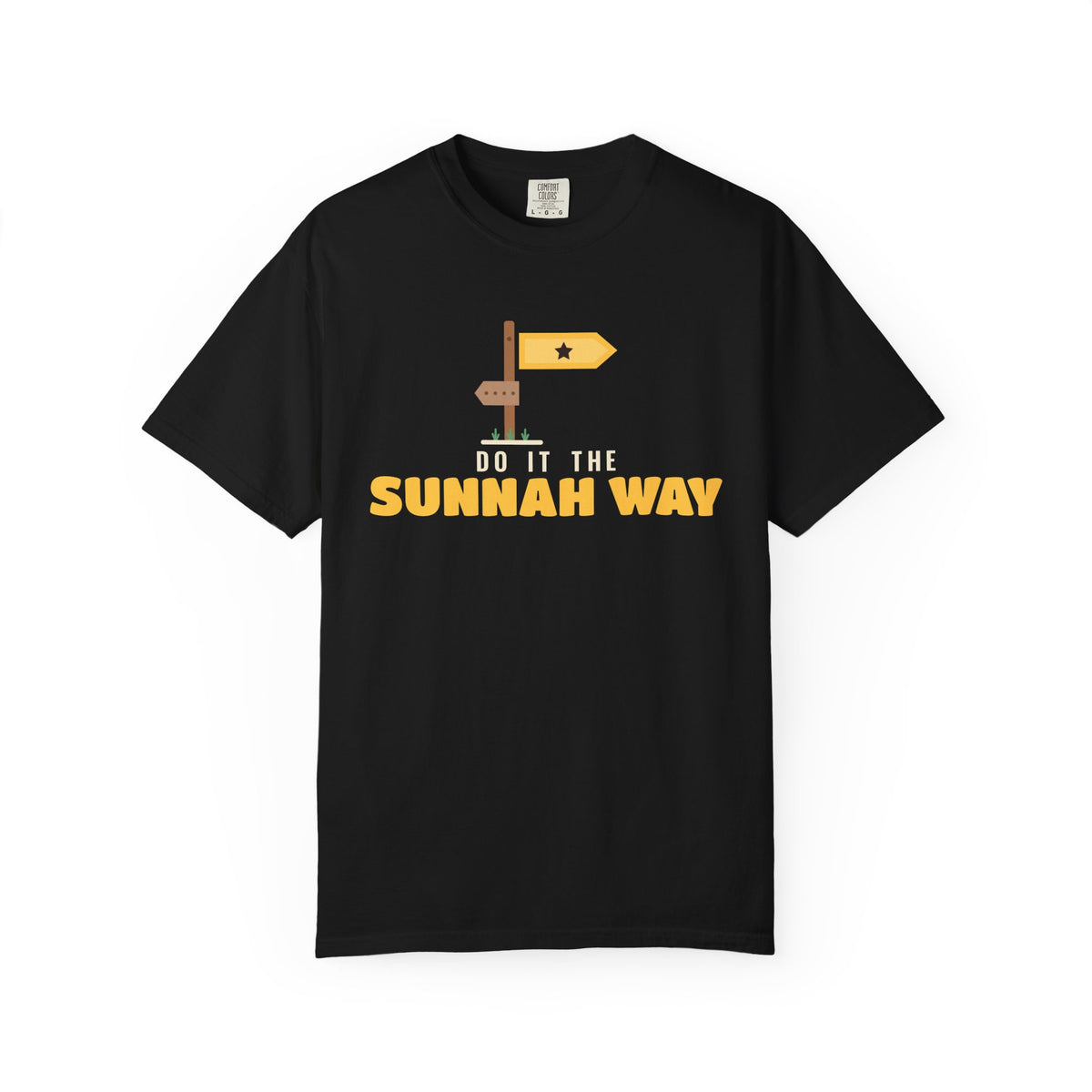 Do It the Sunnah Way Islamic Heavyweight T-Shirt in Black – AdabStars