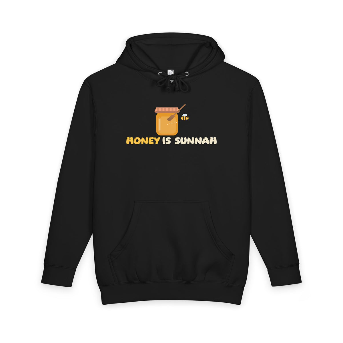Honey Is Sunnah Islamic Heavyweight Premium Heavyweight Hoodie in Black – AdabStars