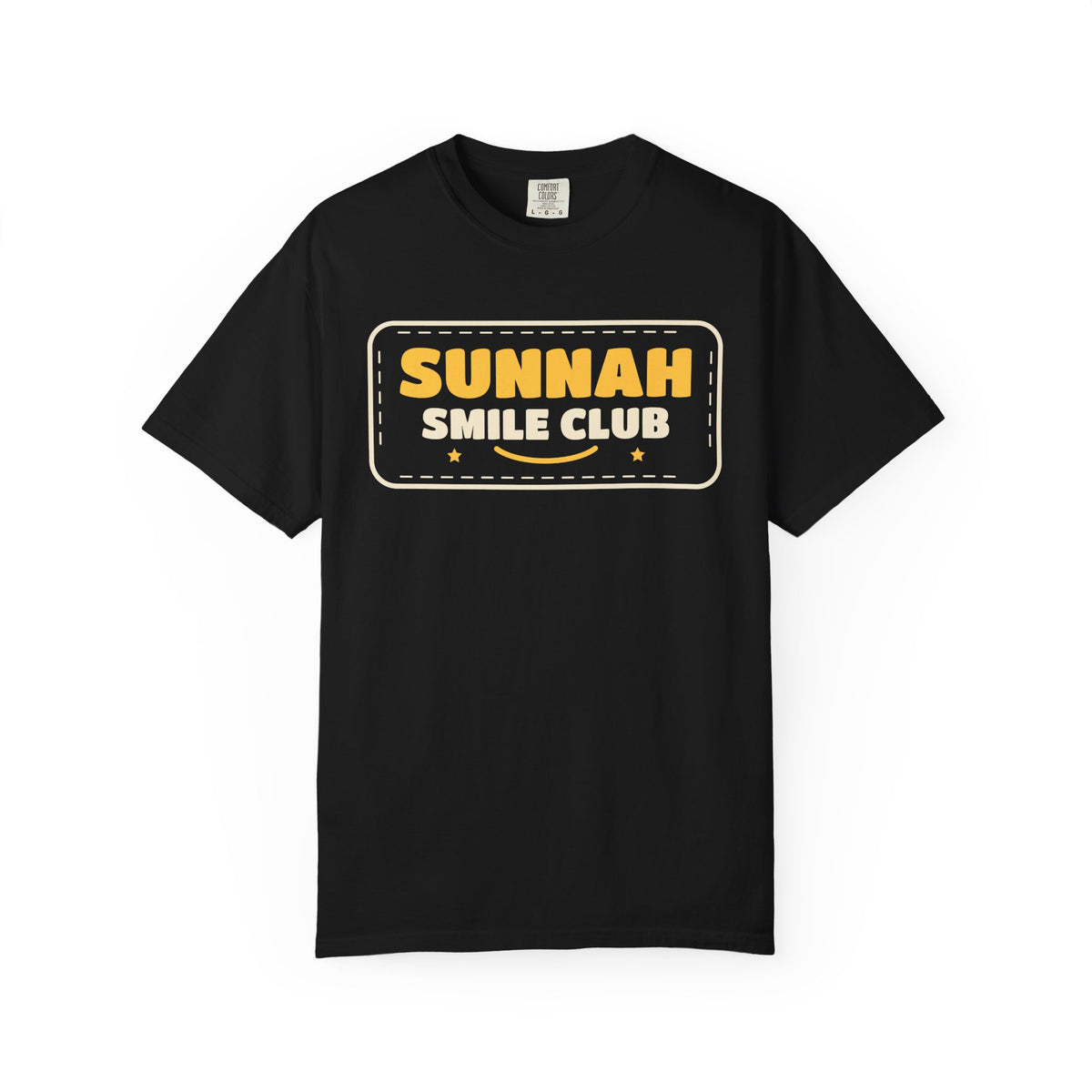 Sunnah Smile Club Islamic Heavyweight T-Shirt in Black – AdabStars