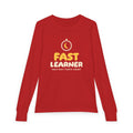 Fast Learner Ramadan Kids Long Sleeve Shirt | Ramadan Kids First Fasting Pun Stopwatch | AdabStars Islamic Kids Apparel