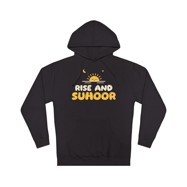 Rise And Suhoor Hoodie in Black – AdabStars
