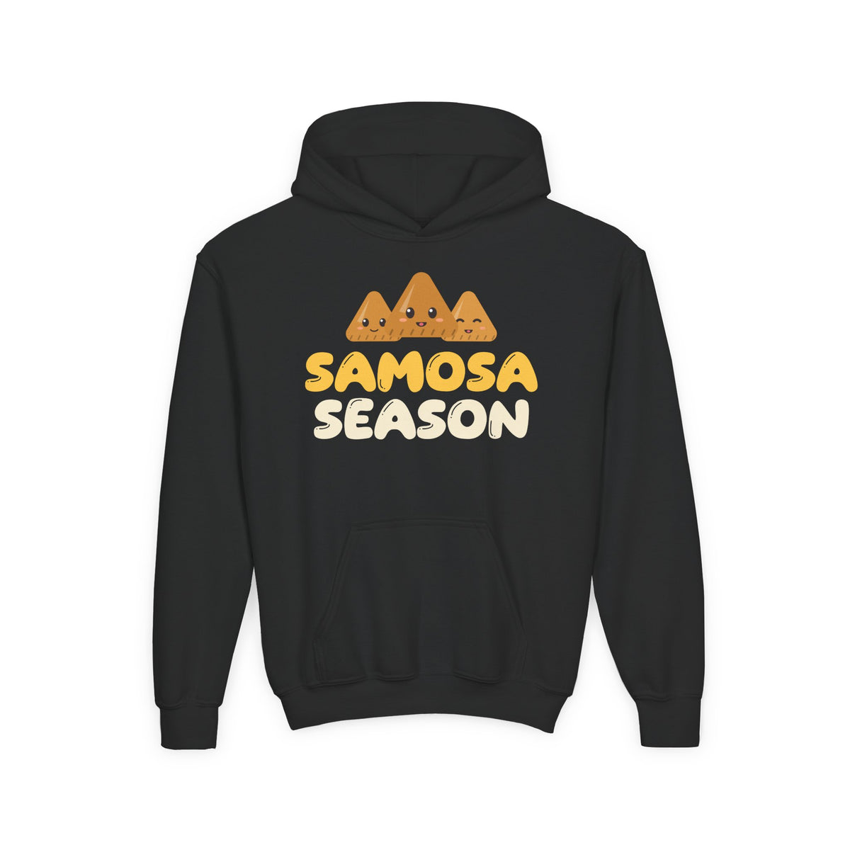 Samosa Season Ramadan Kids Hoodie | Ramadan Iftar Kids Desi Food Cute Samosas | AdabStars Islamic Kids Apparel