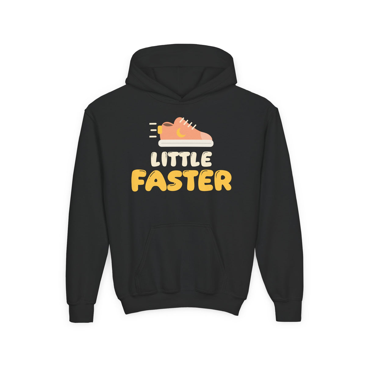 Little Faster Kids Hoodie | Ramadan Kids First Fast Sneaker Pun Running | AdabStars Islamic Kids Apparel
