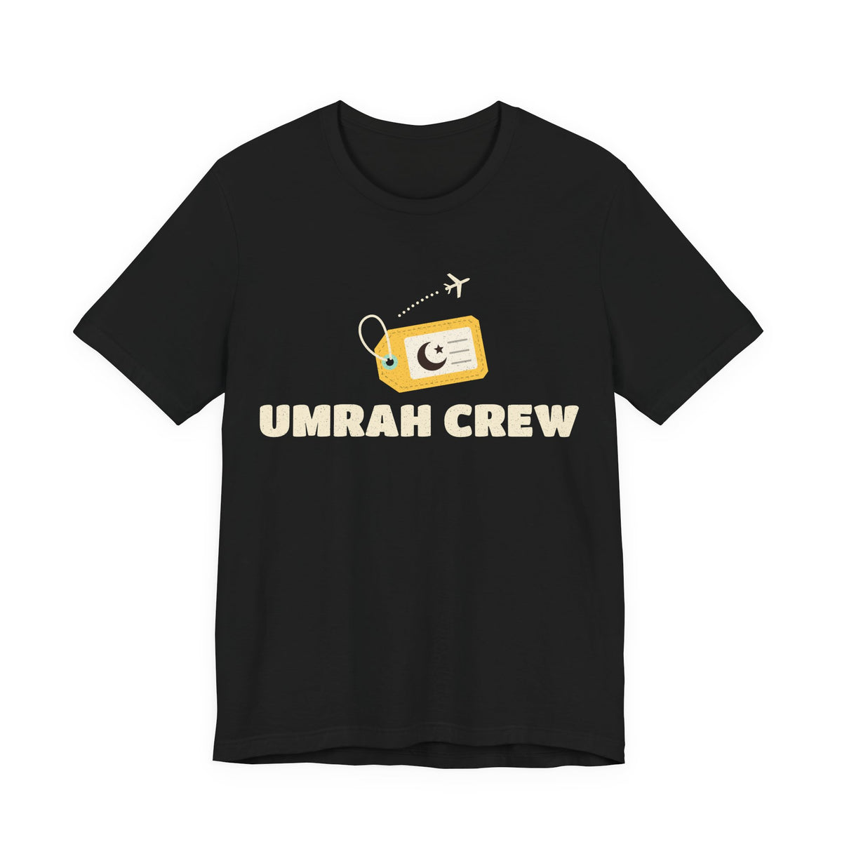 Umrah Crew Unisex T-Shirt in Black – AdabStars