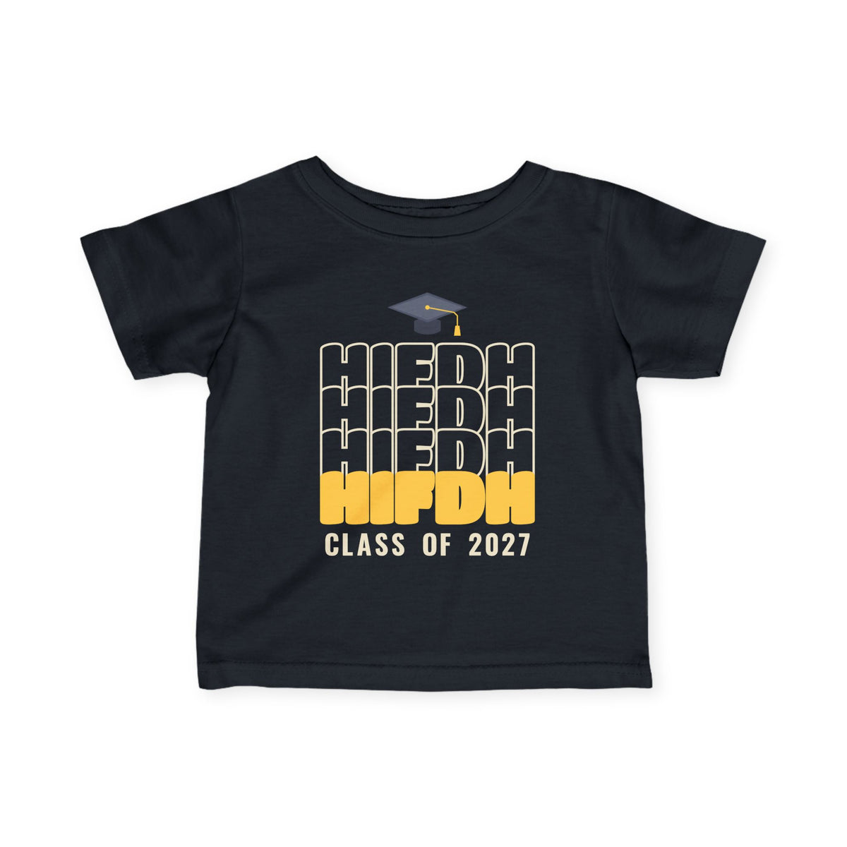 Hifdh Class of 2027 Islamic Baby T-Shirt in Black – AdabStars