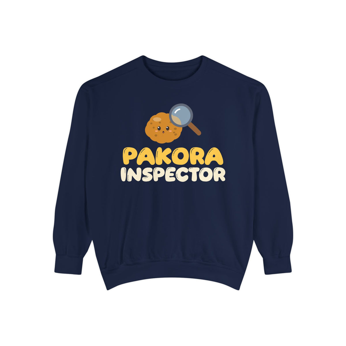 Pakora Inspector Ramadan Sweatshirt | Ramadan Iftar Funny Desi Food Pakistani | AdabStars Islamic Apparel