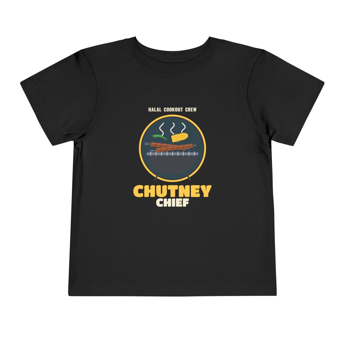 Chutney Chief Halal Cookout Toddler T-Shirt in Black – AdabStars