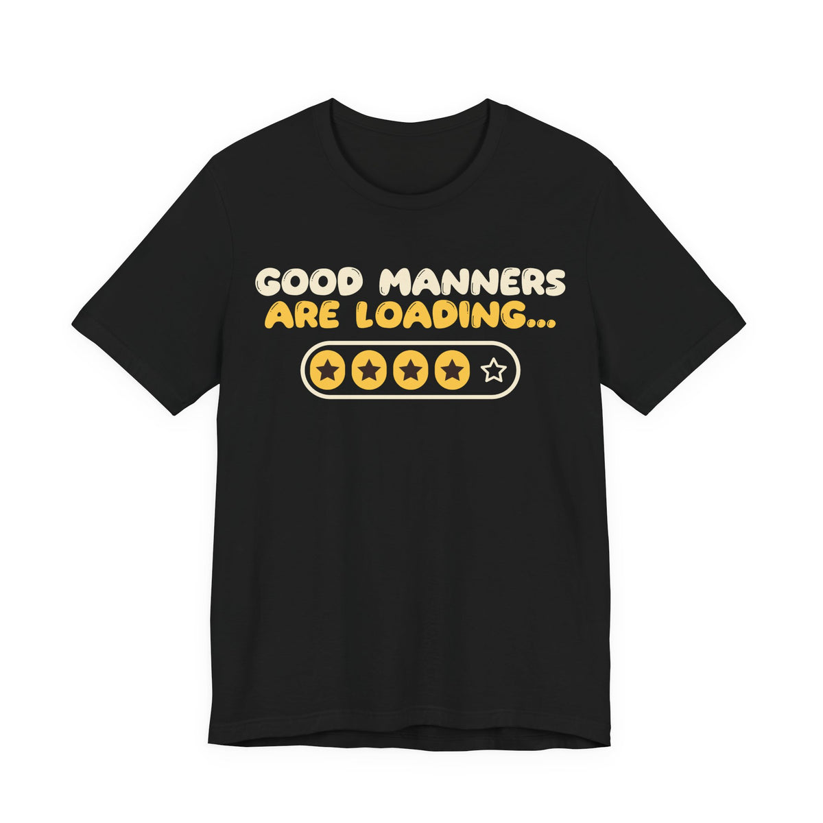 Manners Loading Islamic Shirt | Adab Kids Good Manners Progress Bar Stars Muslim Practice | AdabStars Islamic Kids Apparel