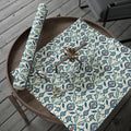 Wrapping Paper - Islamic Ottoman Floral Pattern Gift Wrap Papers back view – Taqwa Arts