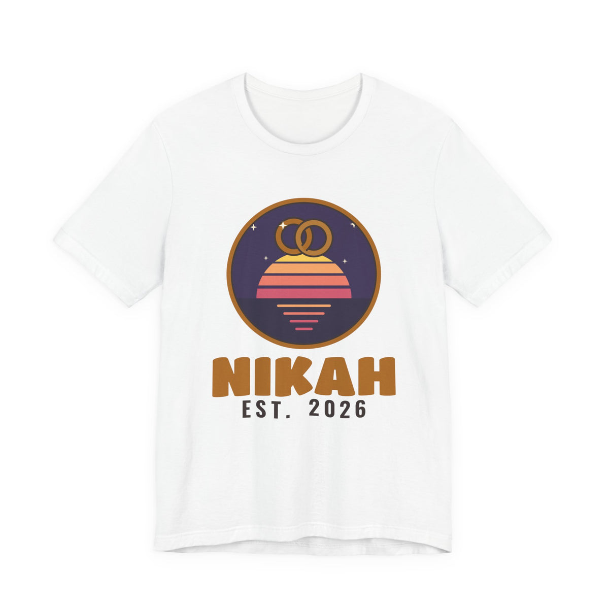 Nikah Est. 2026 Islamic Unisex T-Shirt – AdabStars
