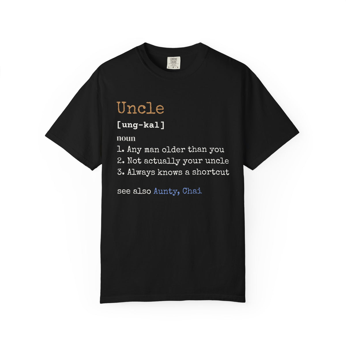 Uncle Definition Ramadan Heavyweight Tee | Desi Funny Pakistani Indian Family Shortcut | AdabStars Islamic Apparel