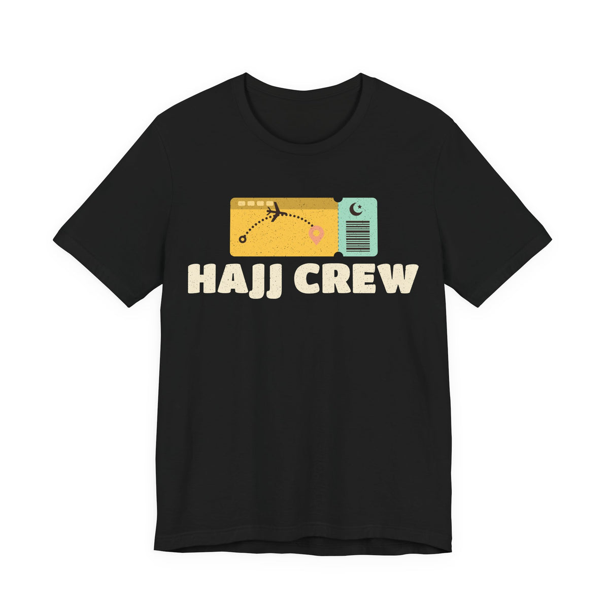Hajj Crew Unisex T-Shirt in Black – AdabStars