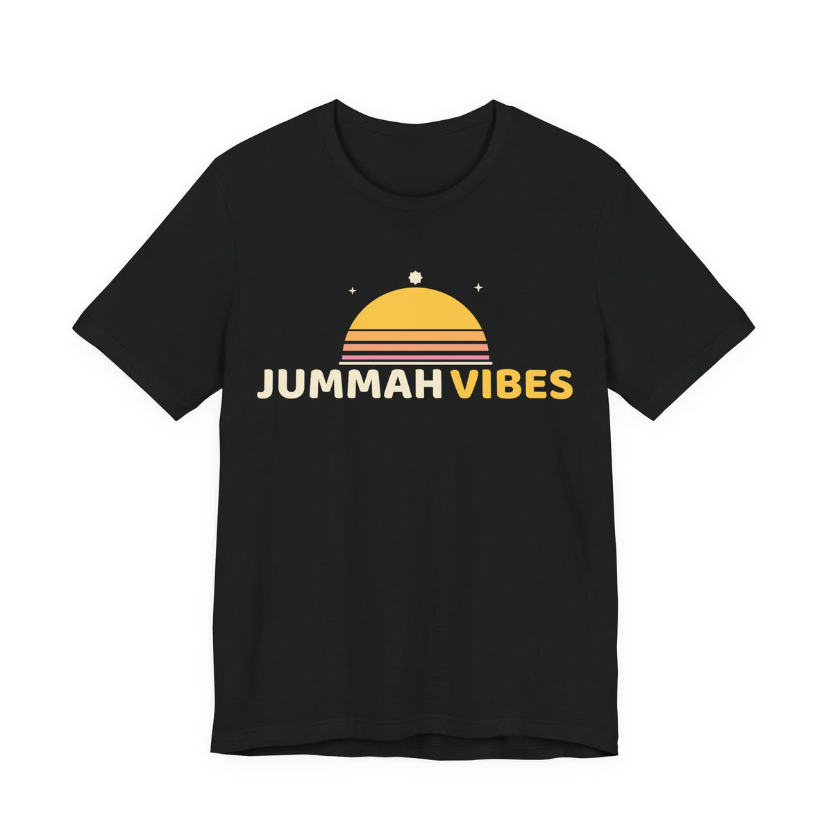 Jummah Vibes Islamic Unisex T-Shirt in Black – AdabStars