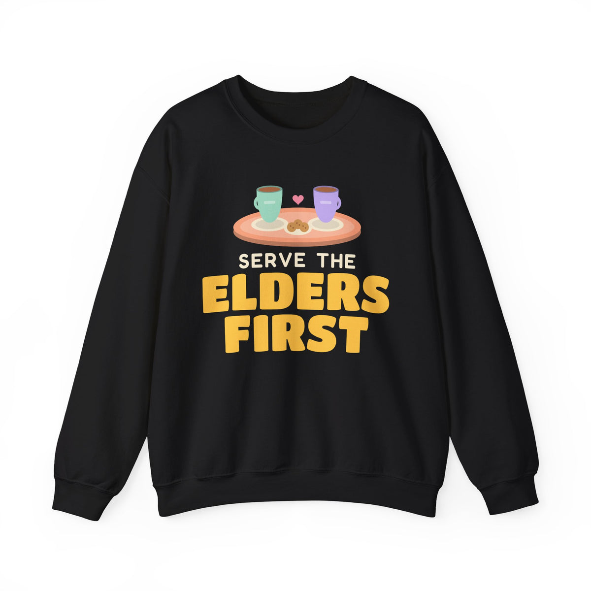 Elders First Islamic Crewneck Sweatshirt in Black – AdabStars