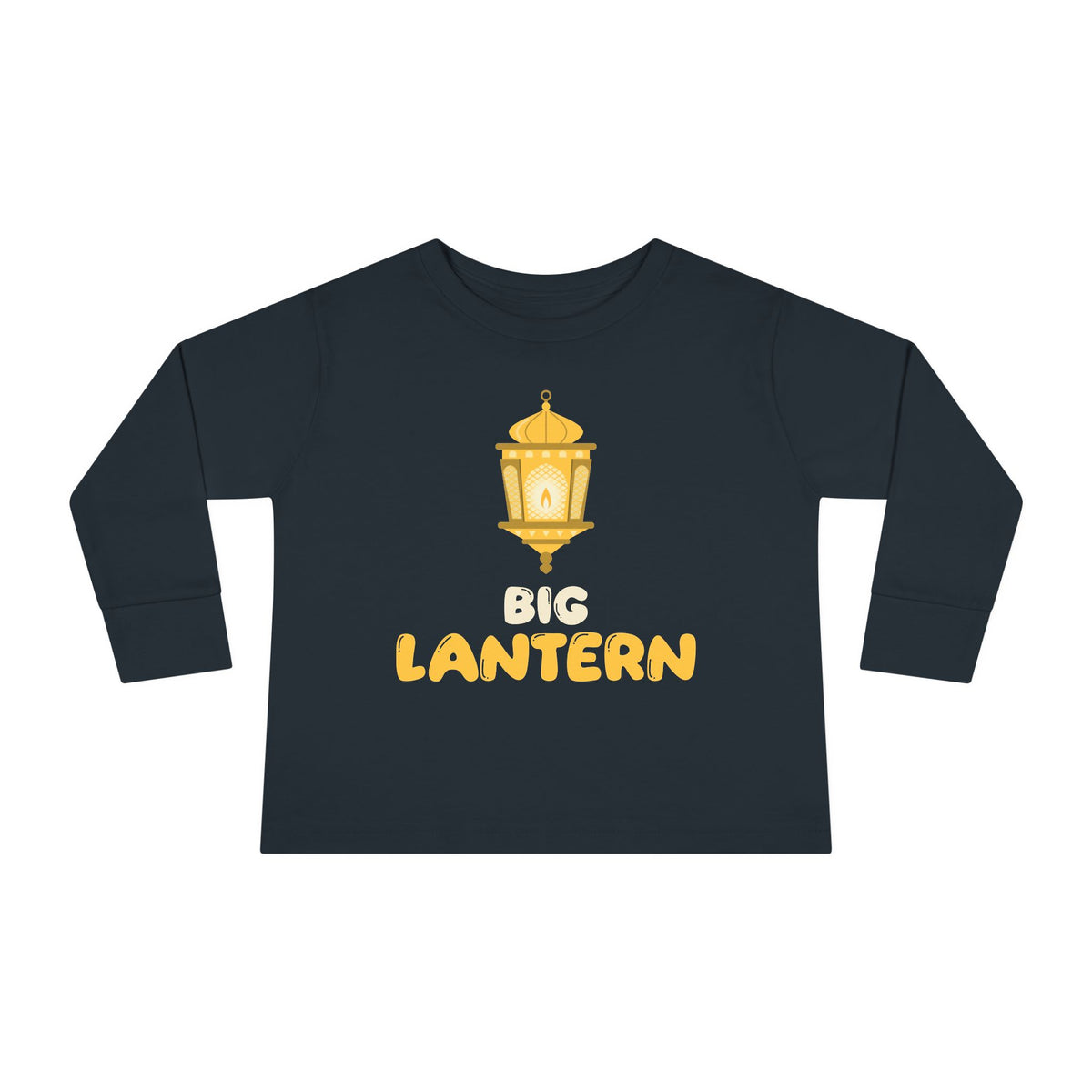Big Lantern Ramadan Toddler Toddler Long Sleeve Shirt in Black – AdabStars