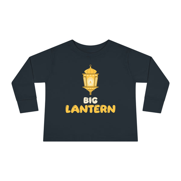 Big Lantern Ramadan Toddler Toddler Long Sleeve Shirt in Black – AdabStars