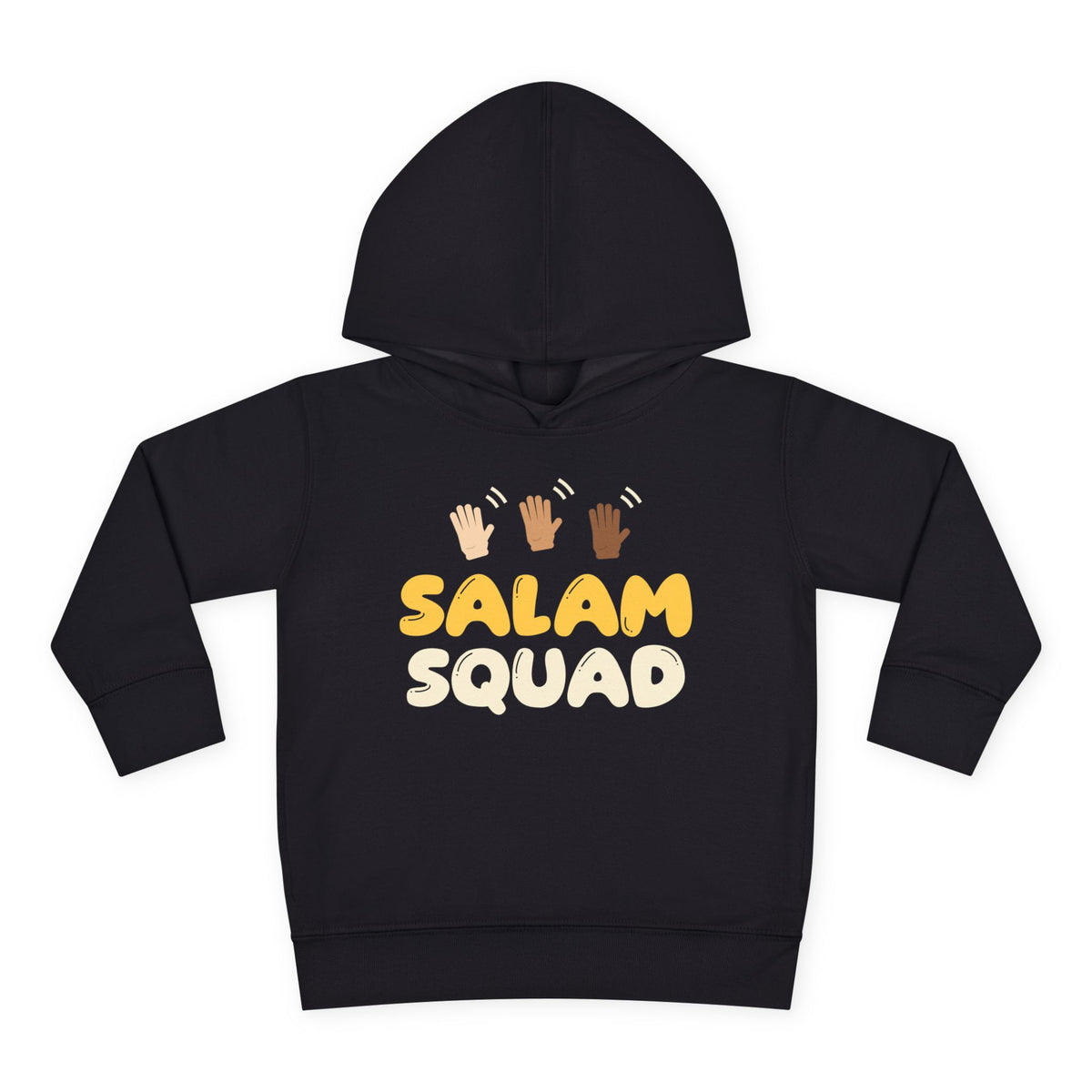 Salam Squad Islamic Toddler Hoodie in Black – AdabStars