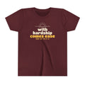 With Hardship Comes Ease Kids Tee, Front Print | Surah Ash-Sharh Qur'an 94:5-6 Islamic Reminder | AdabStars